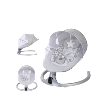Baby Electric Swing | E04D | Light Grey Colour