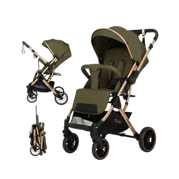 Kidilo B2 Baby Stroller | Army Green