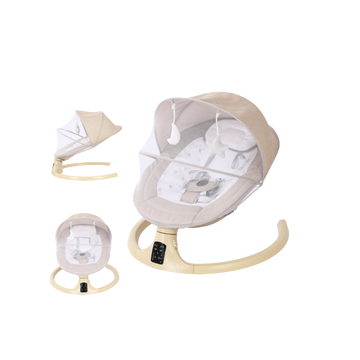 Kidilo E04D Baby Electric Swing | Khaki