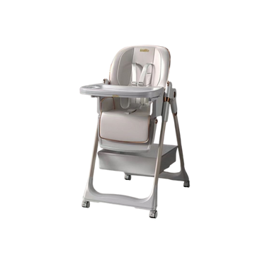 Kidilo 8122 Baby Feeding High Chair | Beige